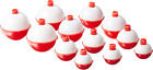 Snap-On Fishing Floats Bobbers Assortment 12 Piece