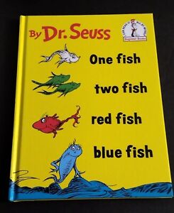One Fish Two Fish Red Fish Blue Fish by Dr Seuss New Book