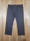 Ermenegildo Zegna 5 Pocket Pants Mens 38 Gray Flat Front Wool Jean Cut