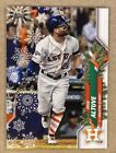 New Listing2020 Topps Holiday Jose Altuve SP Candy Cane Striped Socks Houston Astros HW139