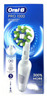 Oral-B Pro 1000 Rechargeable Electric Toothbrush with Pressure Sensor - White