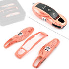 3PC Pink Pig Remotes Key Fob Case Shell Replace for Porsche Cayenne Panamera 911