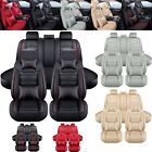 For Toyota Camry Corolla Prius RAV4 Car Seat Cover Leather Front Rear Protector (For: More than one vehicle)