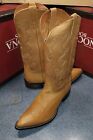Nocona Men's Exotic Western boot in Tan Smooth Ostrich (7093299310) 12D