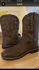 Wolverine Rancher Leather Work Boots Sz 13 Western Cowboy Boots New Pull On
