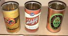 New Listing1940s Lot Of 3 12 oz flat top beer cans-Bud, Ballantine, Schlitz-Hi Grade-IRTP