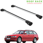 Fits BMW 3 Series E46 Touring 1999-2005 Roof Rack Rails CrossBars Silver Color (For: BMW)