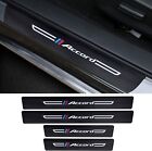 4PCS Leather Carbon Fiber Car Door Sill Scuff Plate For Honda Accord Accessories (For: More than one vehicle)