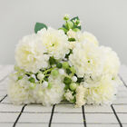 10 Heads Silk Hydrangea Bouquet Artificial Flowers Wedding Home Party Decor