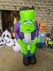 Gemmy 6 ft Halloween Inflatable Surprise Monster Toilet Scene with Sound 3C