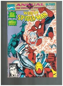Web of Spider-Man Annual 7  Origin of Venom  VF 1991 Marvel Comic
