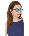 CLUBMASTER Sunglasses RAY BAN / Blue Mirrored Lens / Standard Size
