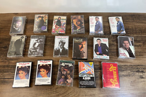 Lot of 17 Cassette Tapes 70s 80s 90s Country Music Gilley Tritt McGraw Alabama
