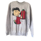 Peanuts Lucy sweatshirt crewneck size Small Christmas Holiday