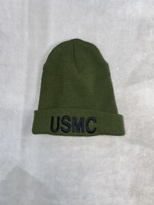 Us Marine Corps Watch Cap/ beanie Green Vintage