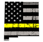 New Mexico State (E32) Thin Yellow Line Dispatch Vinyl Decal Sticker Car/Truck