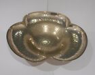 ELKINGTON SILVER PLATE THREE LEAF CLOVER DISH BOWL PLATE STAND HAMMERED 60100