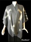 Women's Tops Poncho Cloak Knitted Cape Cardigan Jacket Sweater Jacket Gray/White