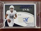 2022 Jordan Love Immaculate Ink Auto # 10/25 Jersey Match Green Bay Packers