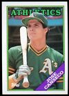 1988 Topps Baseball MLB Jose Canseco Oakland Athletics A's Card #370