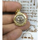 Phra Pidta Million Money LP Toh Talisman Gold Micron Pendant Thai Buddha Amulet