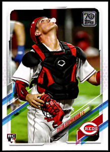 TYLER STEPHENSON RC 2021 Topps Series 1 #153 ROOKIE Card RC Reds Sharp