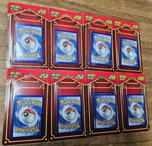 8 Mystery Pokémon Packs 10 Card Each,Sealed & Unopened (2022) Possible Rare card