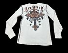 Archair By Affliction Men’s White Thermal Long Sleeve Size Large