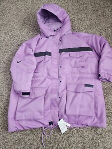 Nike CZ1141-589 Women Down Fill Parka Coat Oversized Purple Jacket Sz.XL $325