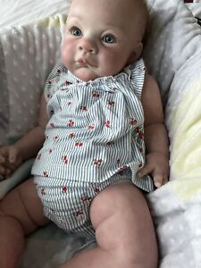 20” Vinyl Hand Painted Reborn baby doll Grant Sculpt by Michelle Fagan