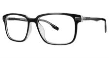 Big&Tall by Vivid 18 Designer Reading Eye Glasses Black Crystal 57 mm PICK POWER