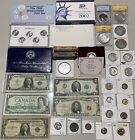 Huge US Coin Collection Estate Lot ~ Coins Silver Sets Currency ~ SEE PHOTOS