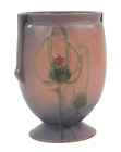 Roseville Pottery Futura Vase, Mauve Thistle, Shape 427-8