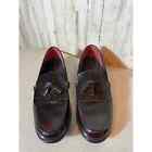 NEW - Rockport Burgundy brown leather slip on dress shoes w/ tassels size 15