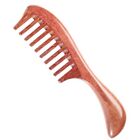 Onedor Handmade 100% Natural Red and Violet Sandalwood Wooden Hair Combs