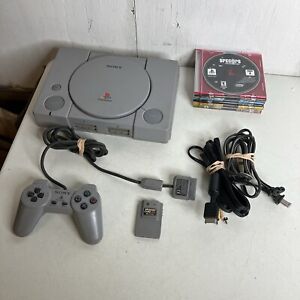 New ListingSony PlayStation One PS1 Console SCPH-5501 Bundle Controller 10 Games Tony Hawk