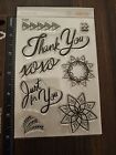 Studio Calico Thank You Sentiments Acrylic Stamp 6x4 Inches