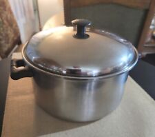 Vintage Vollrath Lo-Heet 4 Qt Stainless Steel stock Pot/Lid Made In USA 🇺🇸