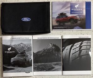 2021 FORD BRONCO SPORT OWNERS MANUAL OPERATORS USER GUIDE BOOK SET (For: 2021 Ford Bronco Sport)