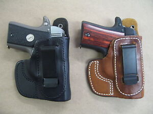 Azula Leather In The Waist IWB Concealment Holster CCW For..Choose Gun Color - C