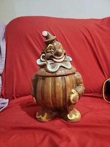 Clown Cookie Jar Vintage Antique