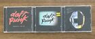 Lot Of 3 Daft Punk CD’s, Used, Random Access Memories, Human After All, Mystique