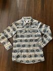 Ariat REAL  Creekside Western Shirt Woman’s M   Aztec Long Sleeve Pearl Snap