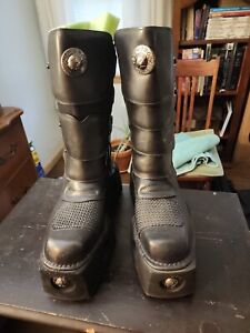 new rock boots men Size 46/47uk 12.5-13.5 US