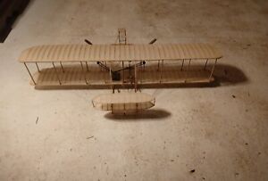 1903 Wright Flyer Model, Paul K. Guillow Kit 1202 ,Completed w/ Stand