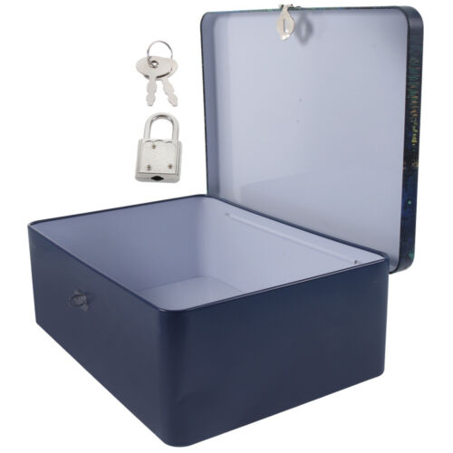 Tinplate Storage Box With Lock Multipurpose Tinplate Storage Box
