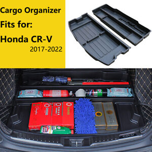 Trunk Organizer Insert Cargo Hatch Rear Hidden Storage Box for Honda CRV 2017-22