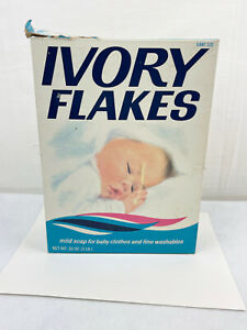 VINTAGE IVORY FLAKES GIANT SIZE CARDBOARD BOX - EMPTY - COLLECTORS ITEM