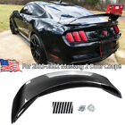 For 15-22 Ford Mustang 2DR GT350 GT350R Style Trunk Spoiler Wing Carbon Look ABS
