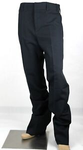 New Authentic Gucci Men's Blue/Black Cotton Canvas Dress Pant 398030 4015